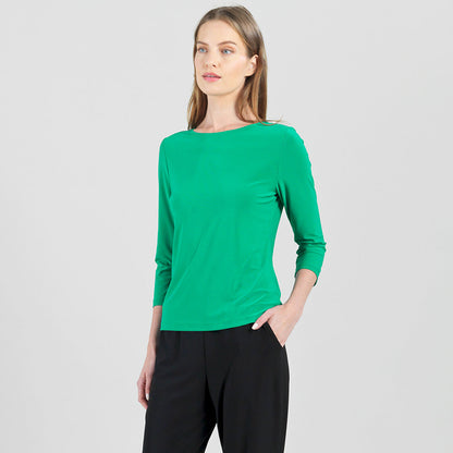 Reversible Back Tie Top - Emerald - Final Sale | Clara Sunwoo