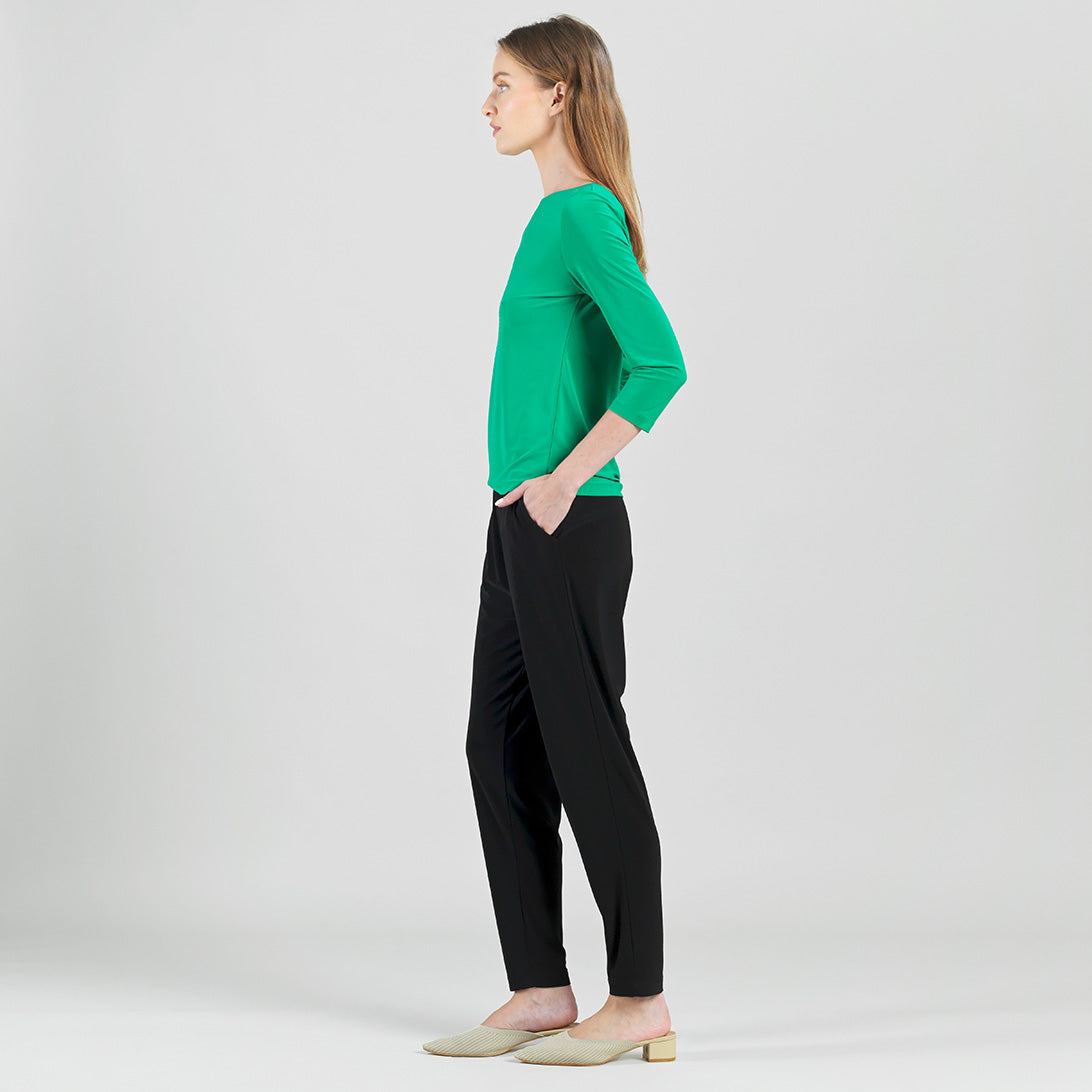 Reversible Back Tie Top - Emerald - Final Sale | Clara Sunwoo