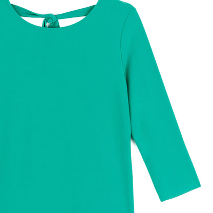 Reversible Back Tie Top - Emerald - Final Sale | Clara Sunwoo