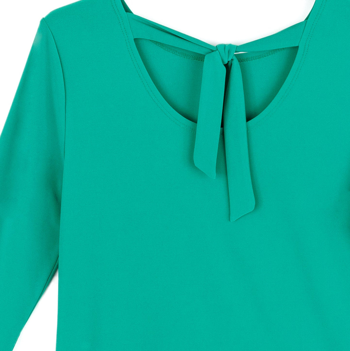 Reversible Back Tie Top - Emerald - Final Sale | Clara Sunwoo