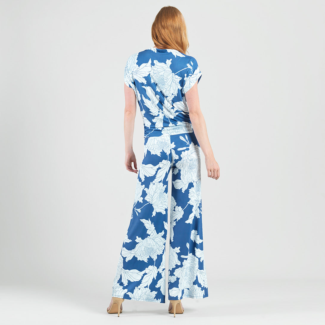 Butter Knit - Side Ruched Boat Neck Top - Mum Sketch - Final Sale | Clara Sunwoo