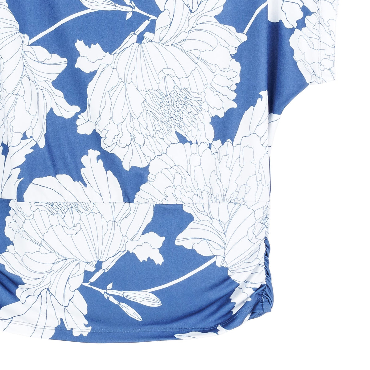 Butter Knit - Side Ruched Boat Neck Top - Mum Sketch - Final Sale | Clara Sunwoo