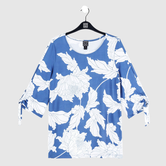 Butter Knit - Pull-Tie Cuff Tunic - Mum Sketch - Final Sale | Clara Sunwoo