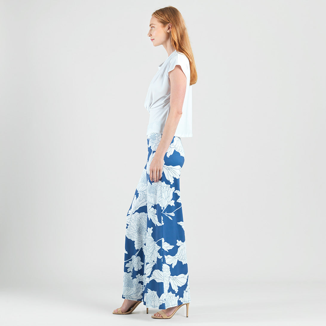 Drape Neck Loop Front Top - White - Final Sale | Clara Sunwoo