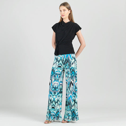 Drape Neck Loop Front Top - Black - Final Sale | Clara Sunwoo