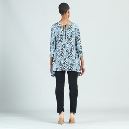 Soft Pleat Knit - Back Tie Tunic - Leopard - Final Sale! | Clara Sunwoo