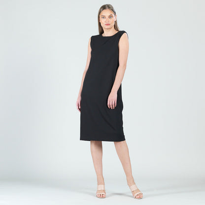 Modal Cotton - Reversible Cut Out Midi Dress - Black - Final Sale! | Clara Sunwoo