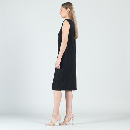 Modal Cotton - Reversible Cut Out Midi Dress - Black - Final Sale! | Clara Sunwoo