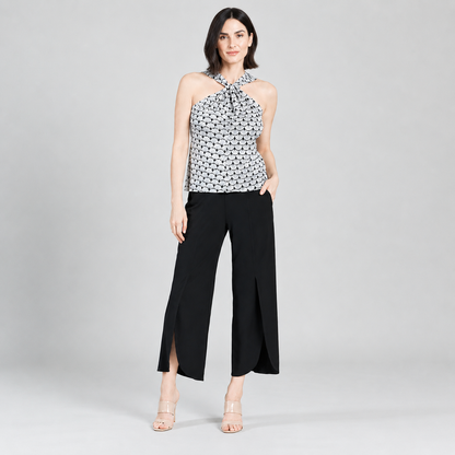 Butter Knit - Grecian Halter Top - Fan Scatter - Final Sale! | Clara Sunwoo