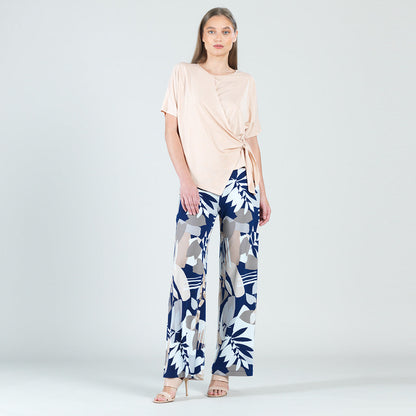 Peach Knit - Side Tie Wrap Top - Peach - Final Sale! | Clara Sunwoo