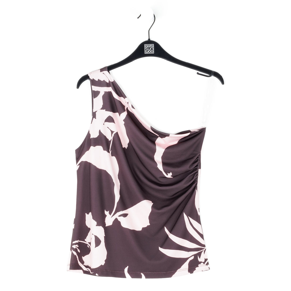 One Shoulder Top - Floral Stem - Final Sale! | Clara Sunwoo
