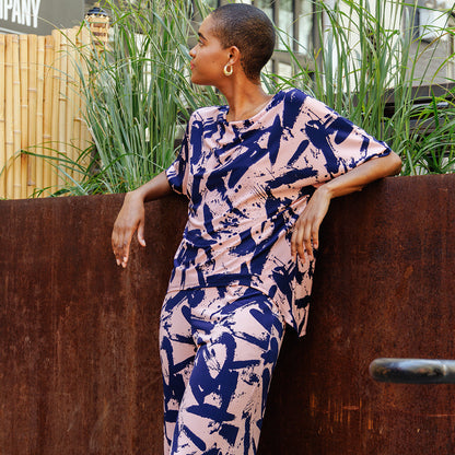 Loose Cut Hi-Low Top - Splash Stroke - Final Sale! | Clara Sunwoo