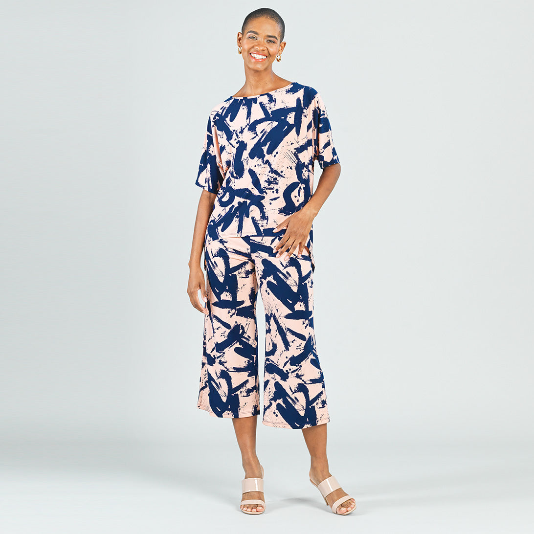 Loose Cut Hi-Low Top - Splash Stroke - Final Sale! | Clara Sunwoo
