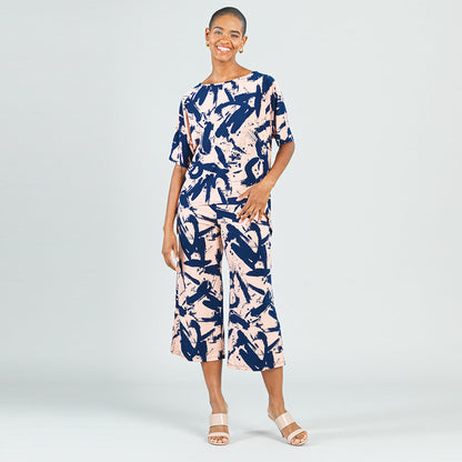 Loose Cut Hi-Low Top - Splash Stroke - Final Sale! | Clara Sunwoo