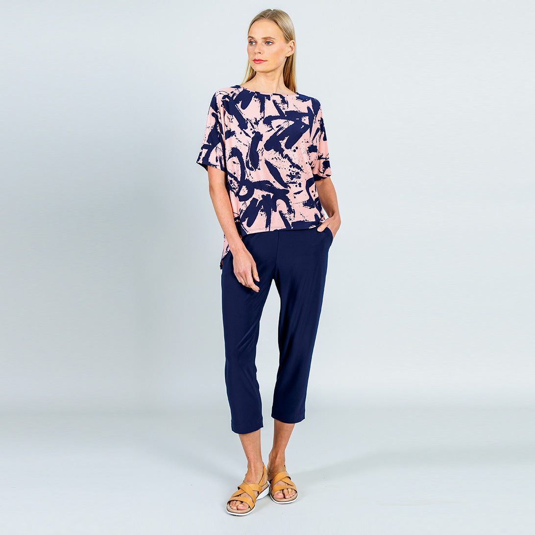 Loose Cut Hi-Low Top - Splash Stroke - Final Sale! | Clara Sunwoo