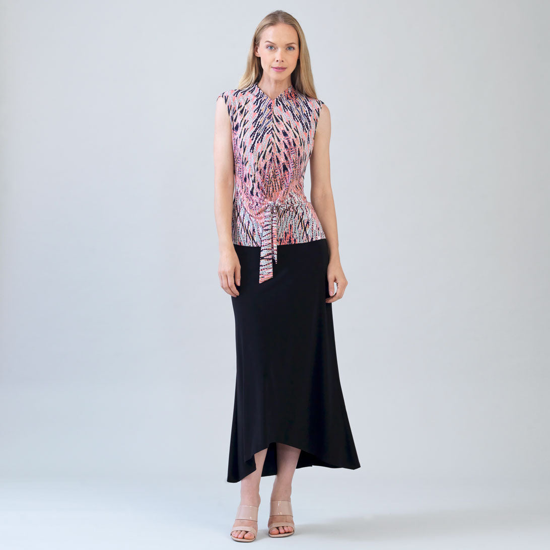 Sleeveless Center Front Tie Top - Boho Weave - Final Sale! | Clara Sunwoo