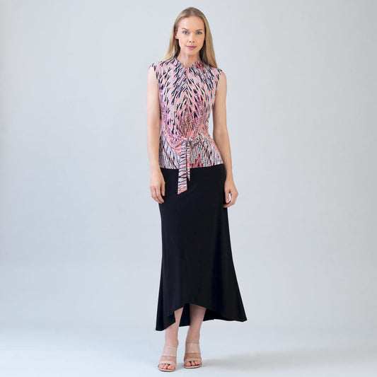Sleeveless Center Front Tie Top - Boho Weave - Final Sale! | Clara Sunwoo