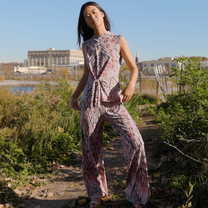 Sleeveless Center Front Tie Top - Boho Weave - Final Sale! | Clara Sunwoo