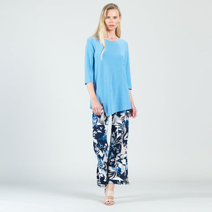 Stitch Line Angle Vent Tunic - Vista Blue - Final Sale | Clara Sunwoo