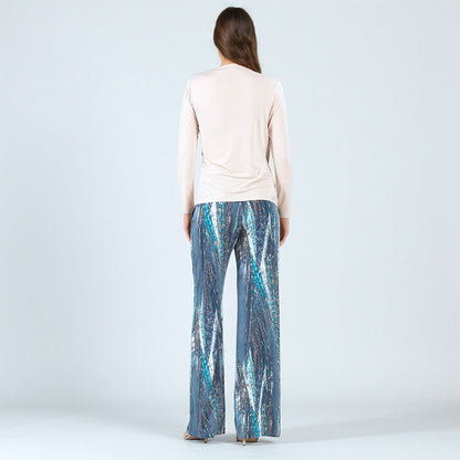 Peach Knit - Ruched Drape Top - Peach - Final Sale! | Clara Sunwoo