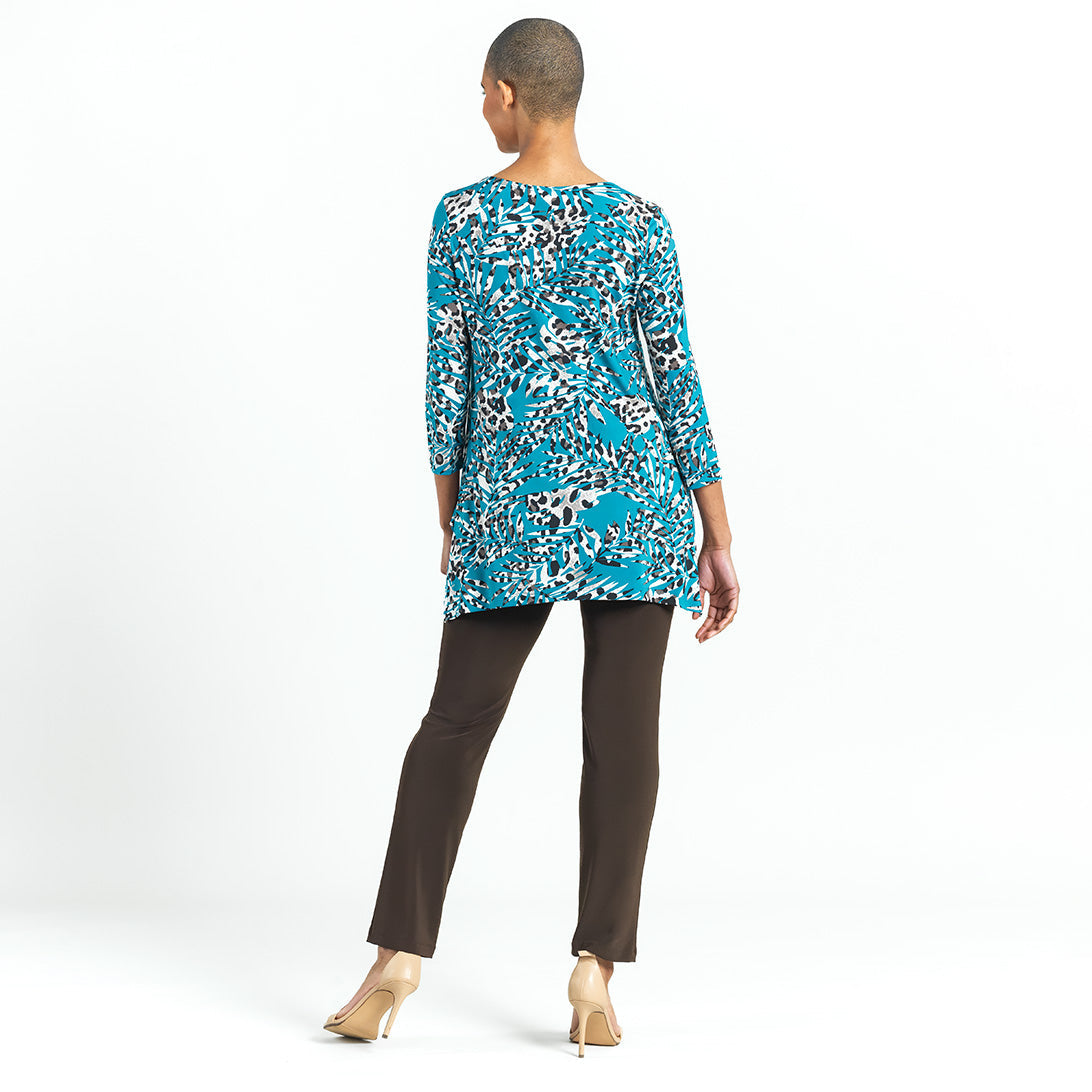 Butter Knit - Parachute Hem Tunic - Animal Palm - Final Sale! | Clara Sunwoo
