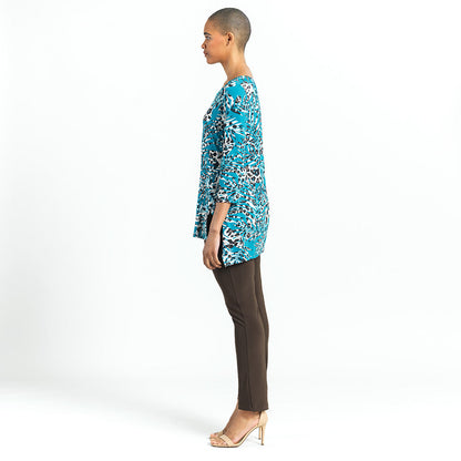 Butter Knit - Parachute Hem Tunic - Animal Palm - Final Sale! | Clara Sunwoo