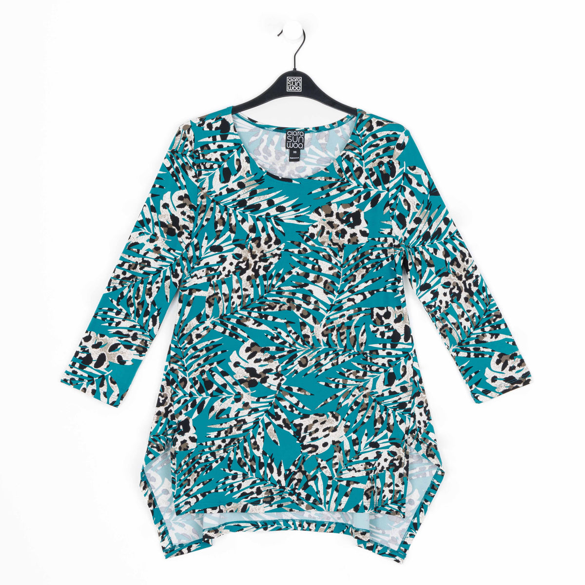 Butter Knit - Parachute Hem Tunic - Animal Palm - Final Sale! | Clara Sunwoo