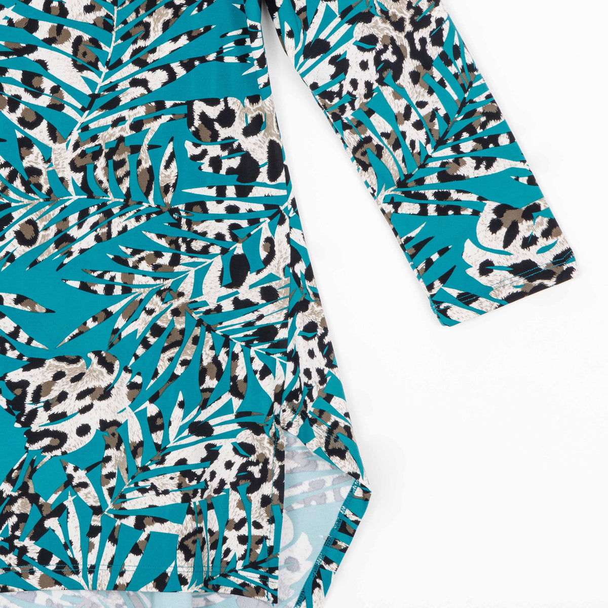 Butter Knit - Parachute Hem Tunic - Animal Palm - Final Sale! | Clara Sunwoo