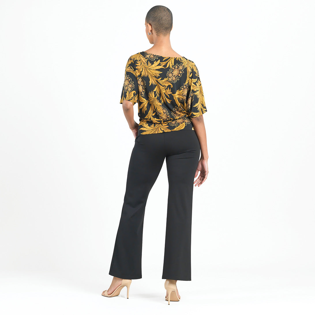 Dolman Half Sleeve Top - Baroque Paisley - Final Sale! | Clara Sunwoo