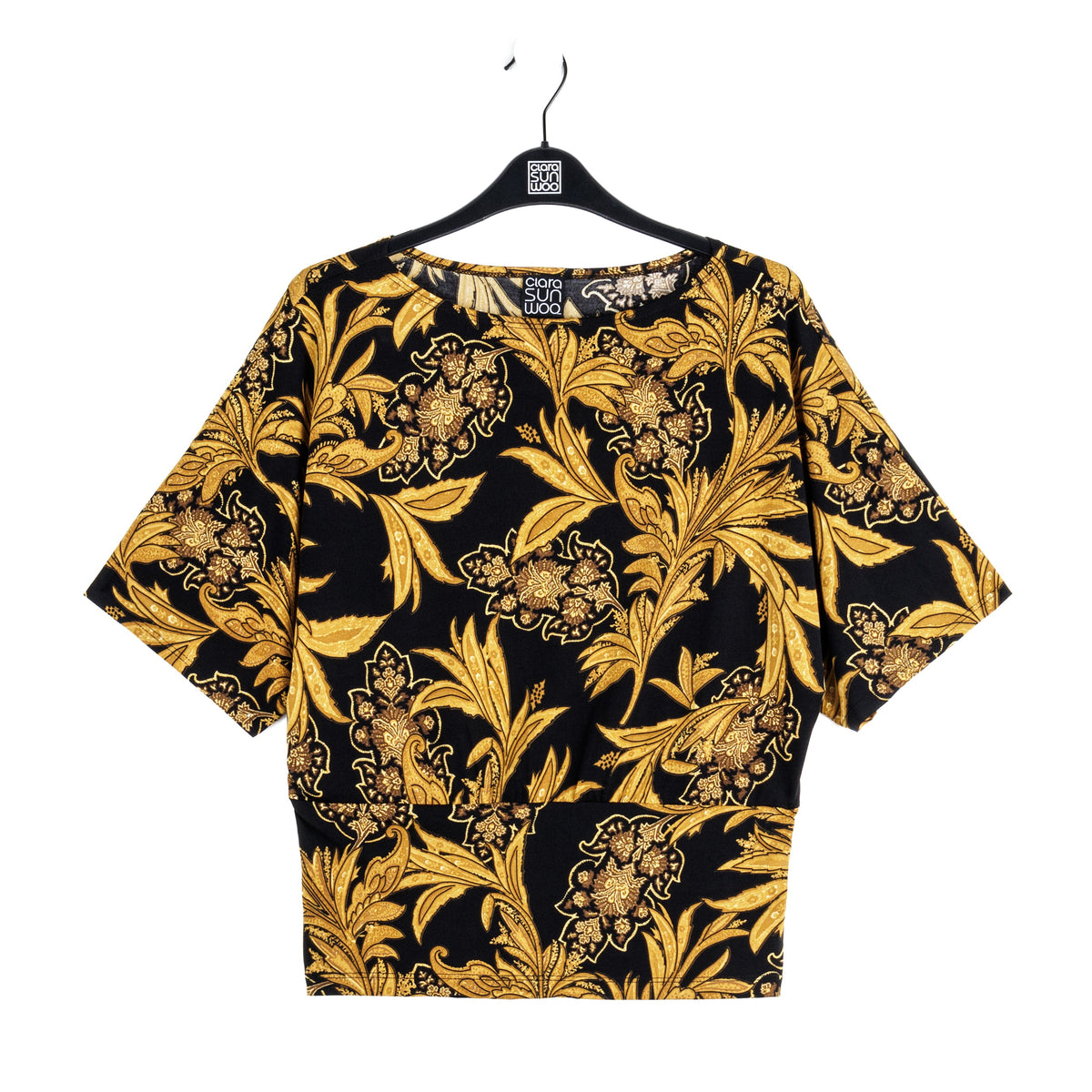 Dolman Half Sleeve Top - Baroque Paisley - Final Sale! | Clara Sunwoo