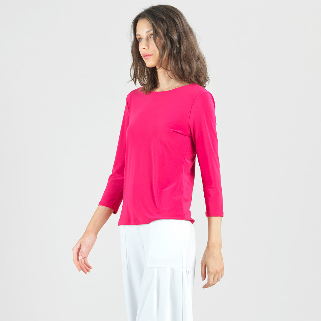Reversible Back Tie Top - Hot Pink - Final Sale | Clara Sunwoo