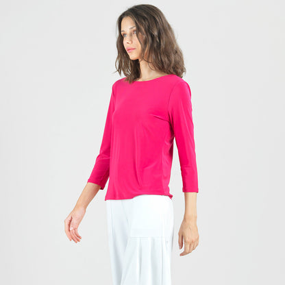 Reversible Back Tie Top - Hot Pink - Final Sale | Clara Sunwoo