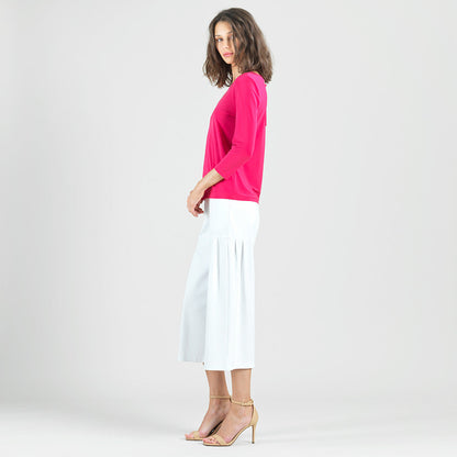 Reversible Back Tie Top - Hot Pink - Final Sale | Clara Sunwoo