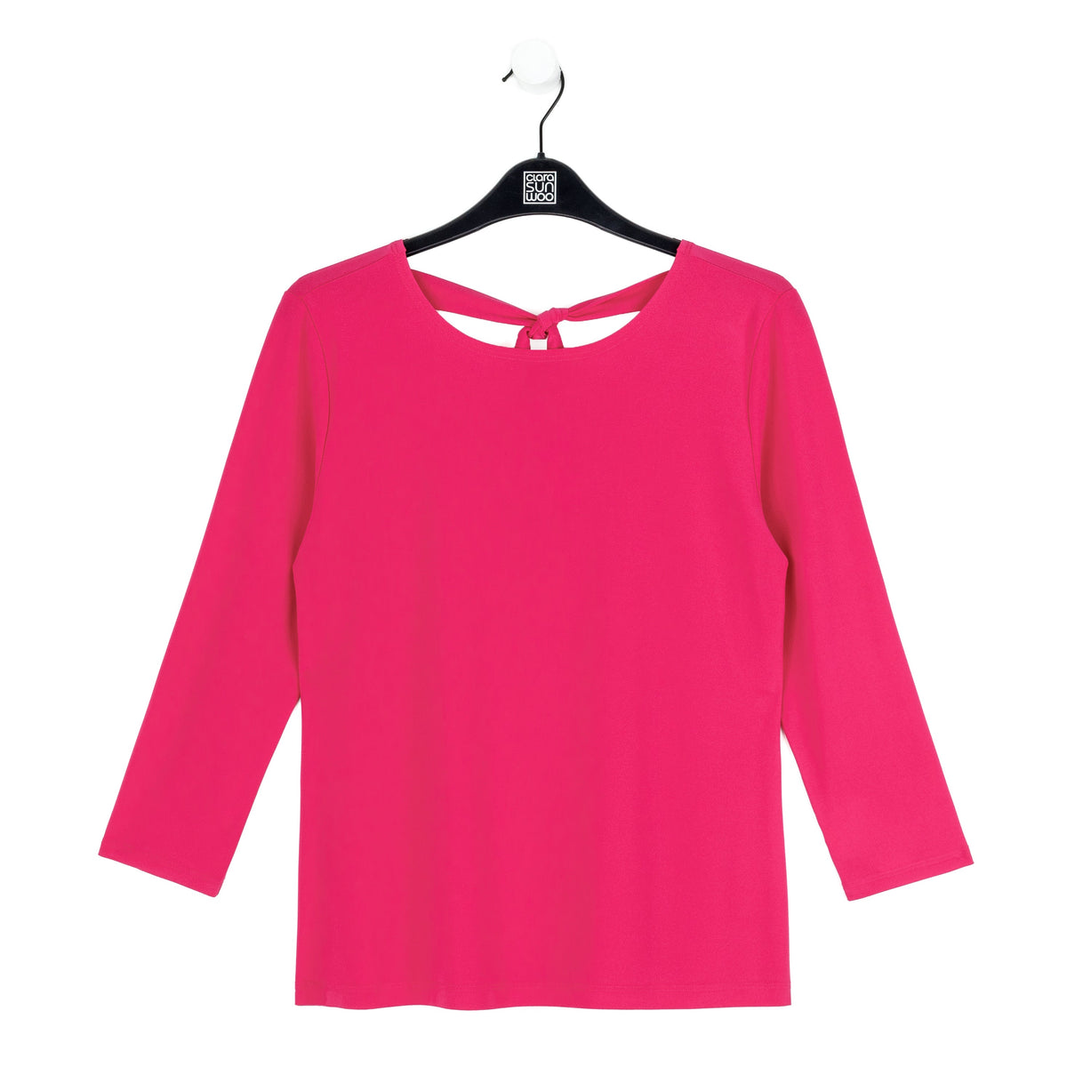 Reversible Back Tie Top - Hot Pink - Final Sale | Clara Sunwoo