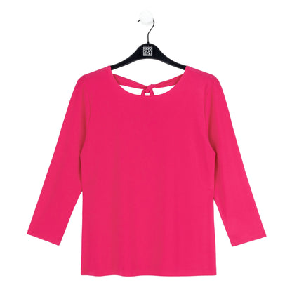 Reversible Back Tie Top - Hot Pink - Final Sale | Clara Sunwoo