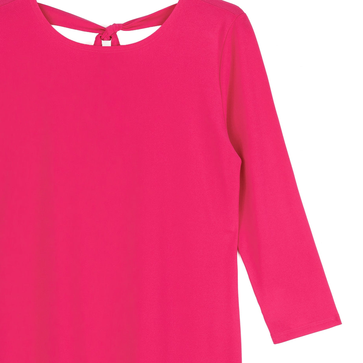 Reversible Back Tie Top - Hot Pink - Final Sale | Clara Sunwoo