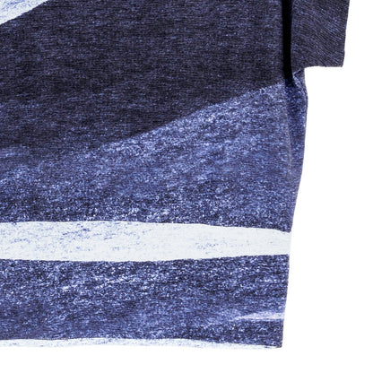 Silky Pleat Knit - Dolman Short Sleeve Top - Lunar Stripe - Final Sale | Clara Sunwoo