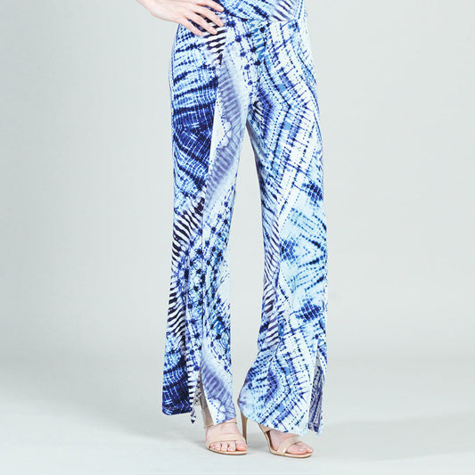 Kick Front High Slit Pant - Acid Wash - Final Sale! | Clara Sunwoo