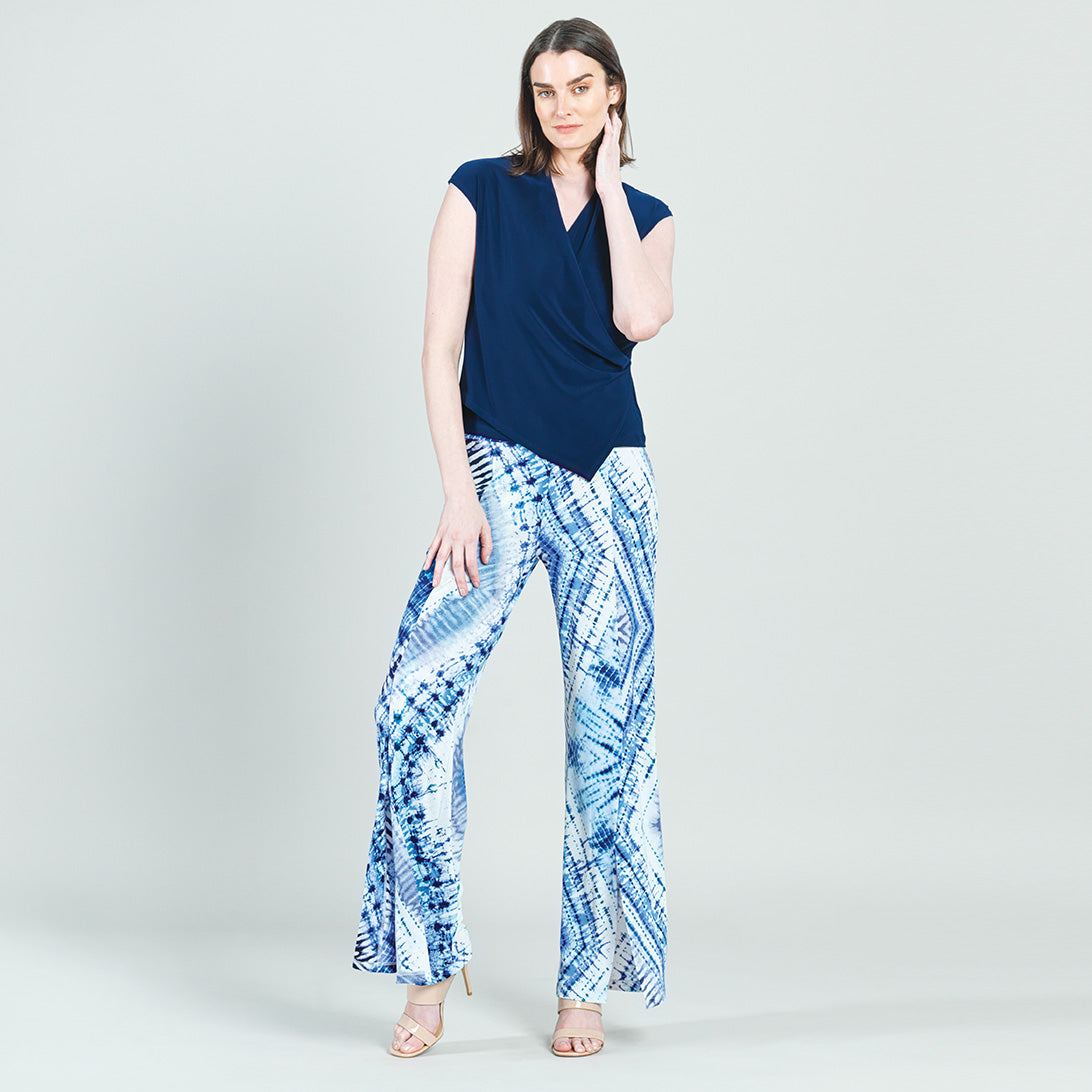 Kick Front High Slit Pant - Acid Wash - Final Sale! | Clara Sunwoo