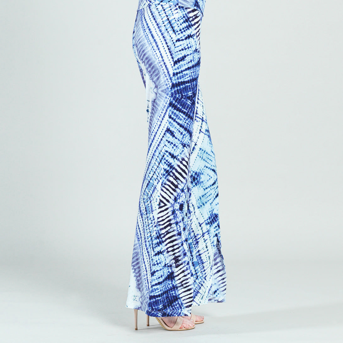 Kick Front High Slit Pant - Acid Wash - Final Sale! | Clara Sunwoo