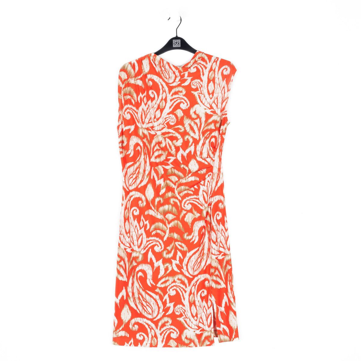 Butter Knit - Side Slit Midi Dress - Paisley Lotus - Final Sale! | Clara Sunwoo