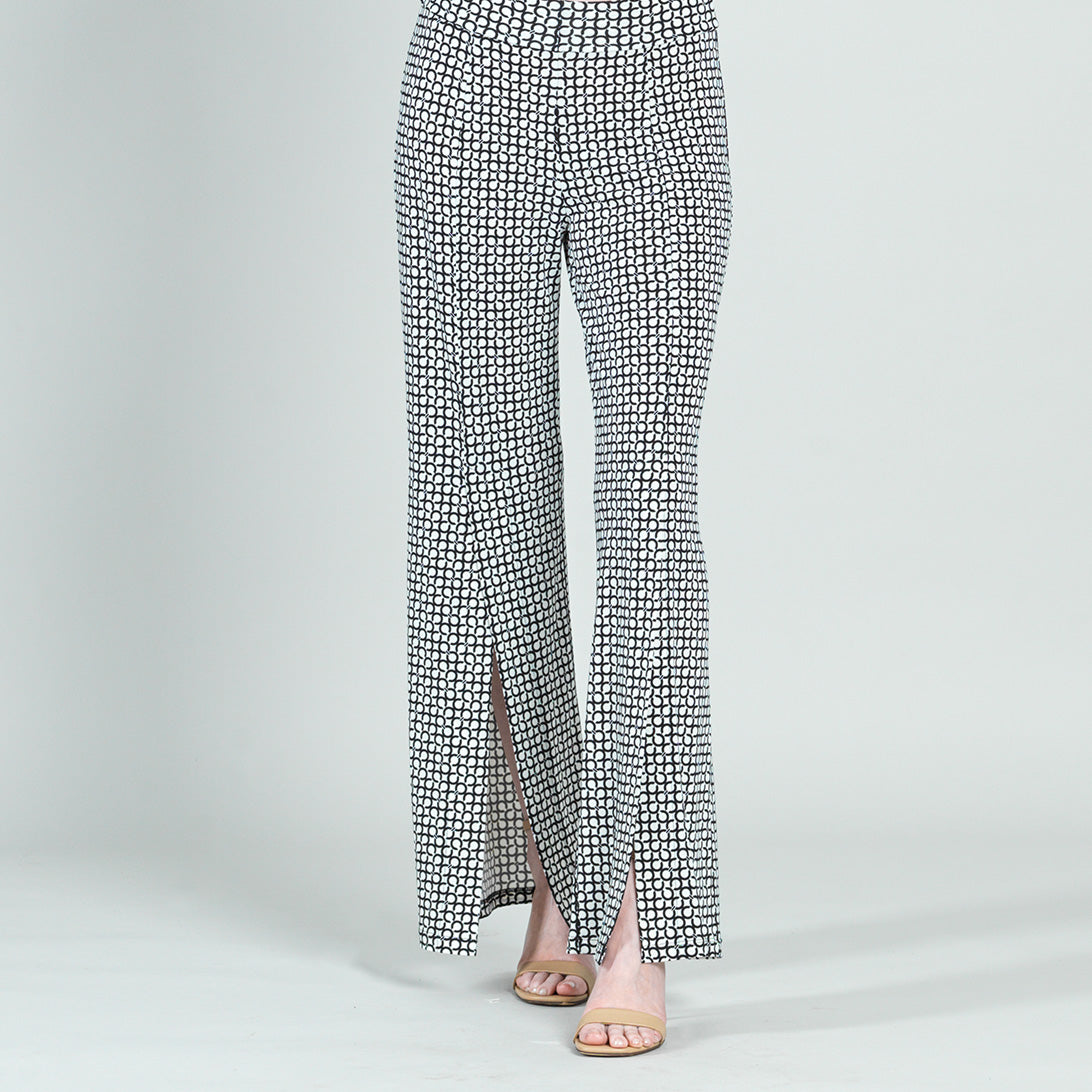 Kick Front High Slit Pant - Chain Ring - Final Sale! | Clara Sunwoo