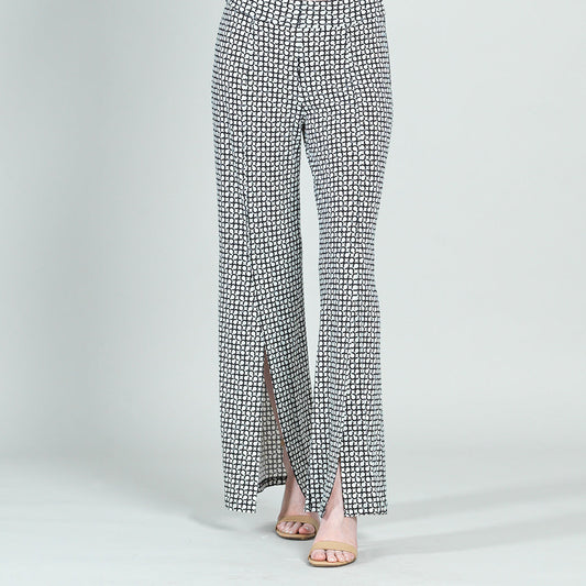 Kick Front High Slit Pant - Chain Ring - Final Sale! | Clara Sunwoo