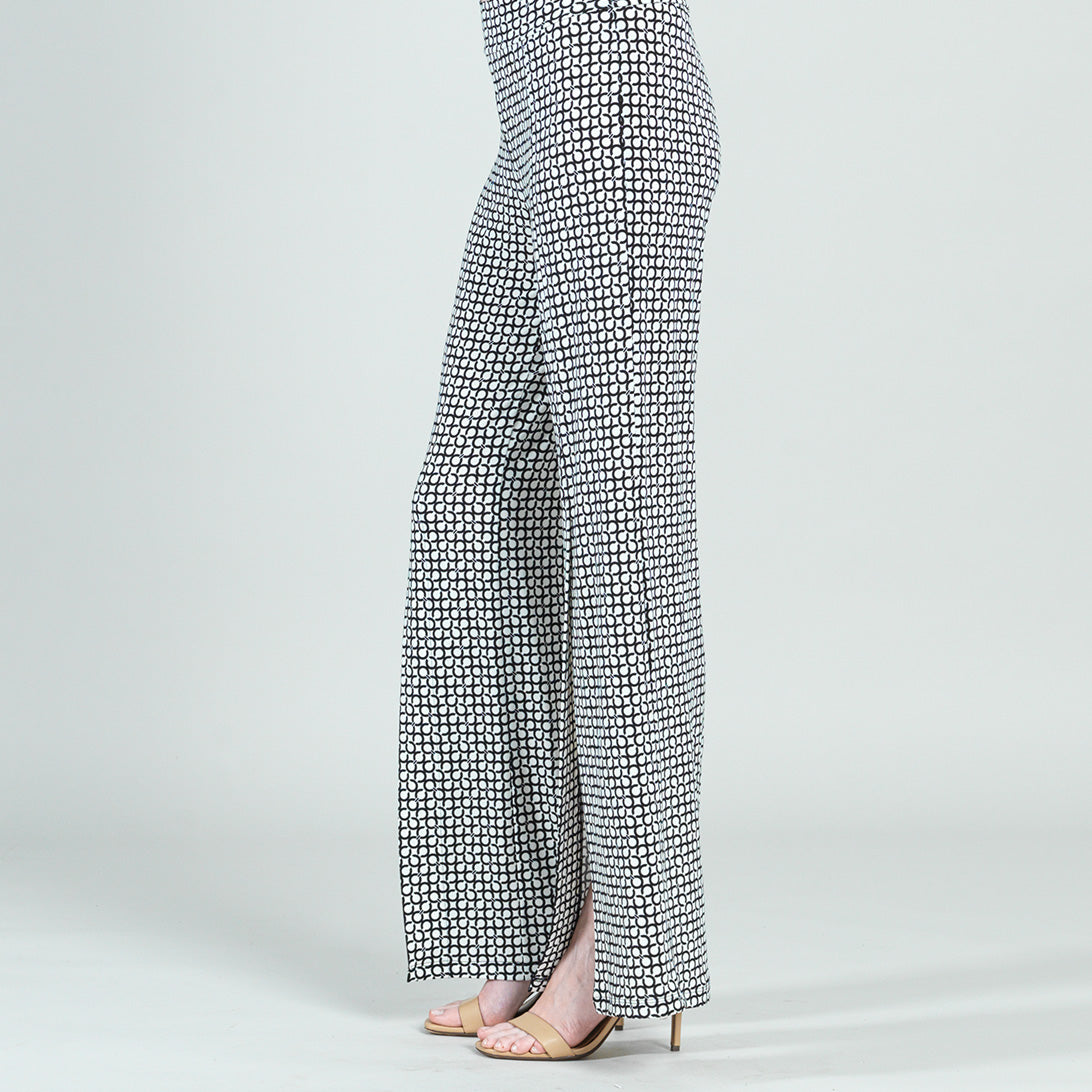 Kick Front High Slit Pant - Chain Ring - Final Sale! | Clara Sunwoo