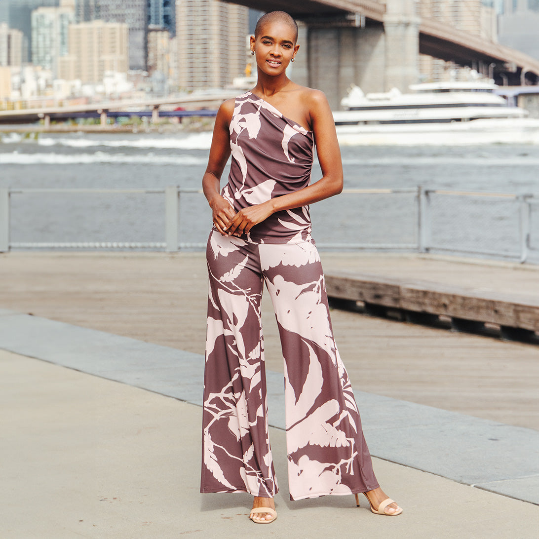 Signature Palazzo Pant - Floral Stem - Final Sale | Clara Sunwoo