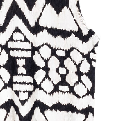 Crinkle Pleat Knit - Modern Jewel Neck Tank - Aztec - Final Sale! | Clara Sunwoo
