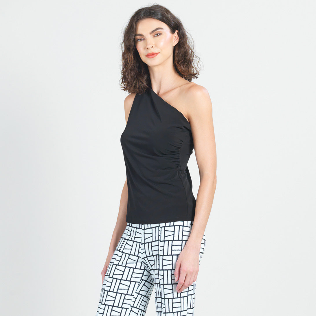 One Shoulder Top - Black - Final Sale! | Clara Sunwoo