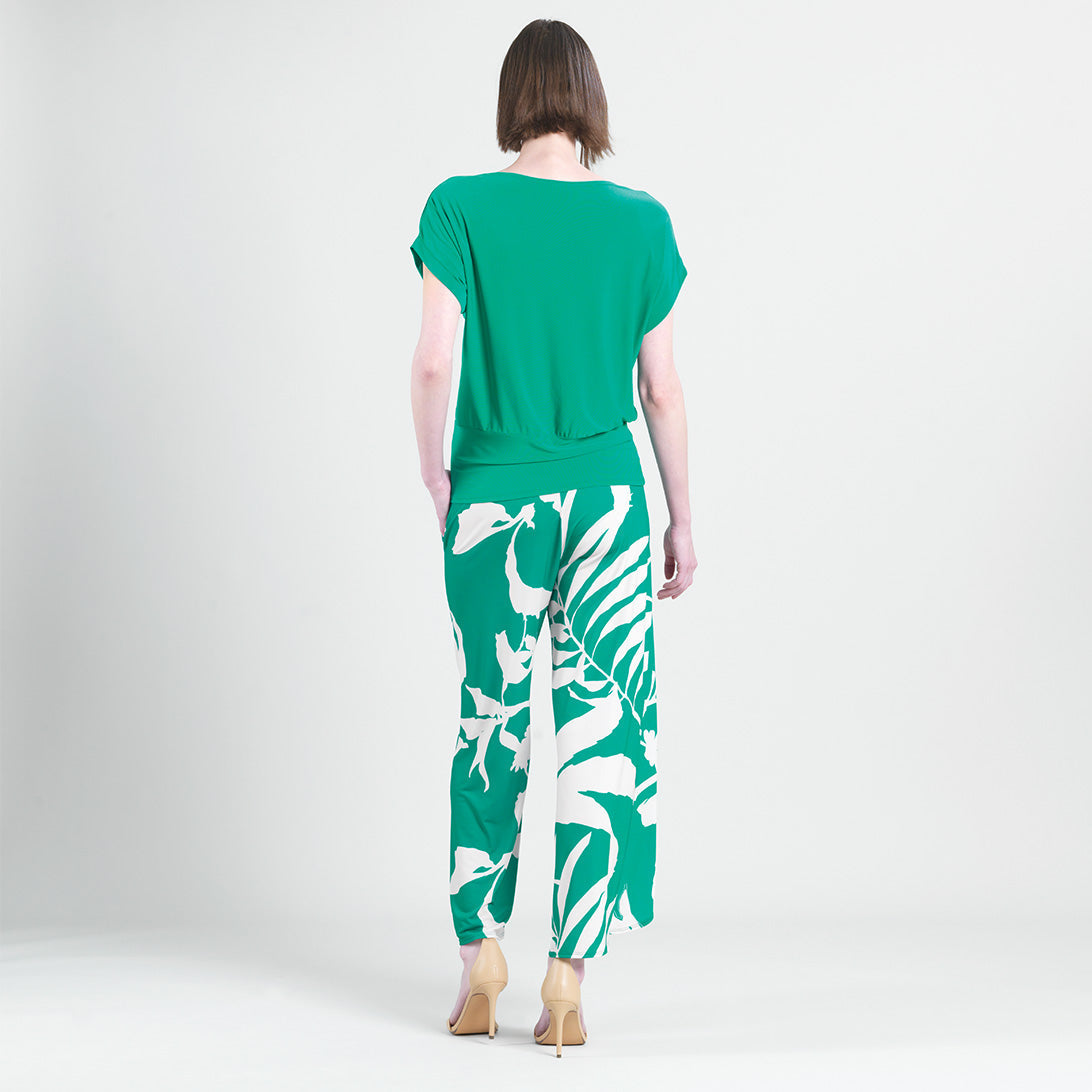 Dolman Short Sleeve Top - Emerald - Final Sale! | Clara Sunwoo