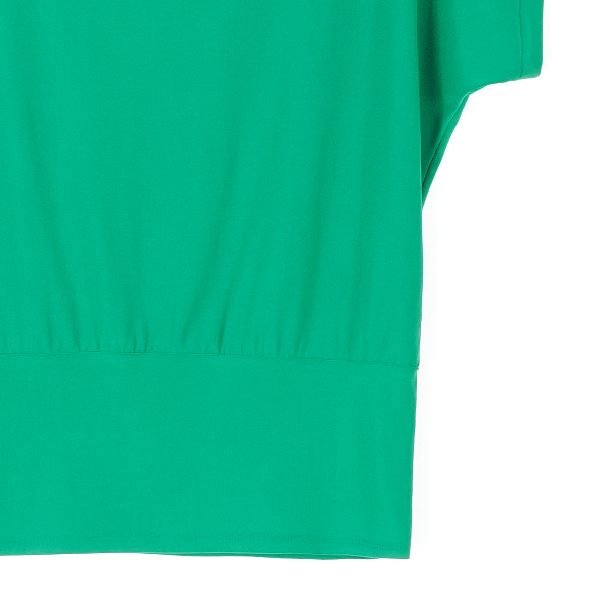 Dolman Short Sleeve Top - Emerald - Final Sale! | Clara Sunwoo