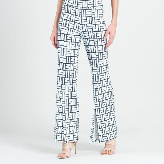 Kick Front High Slit Pant - Geo Rectangle - Final Sale! | Clara Sunwoo